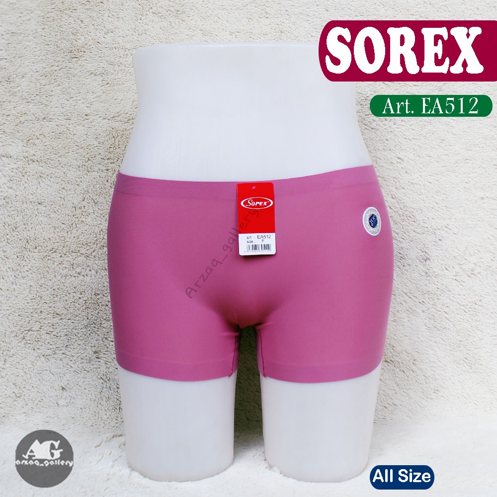 Celana Dalam CD Boxer wanita Seamless Sorex EA512 (Fit to L)