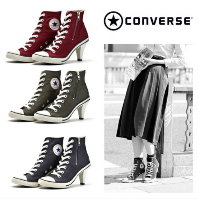 chuck taylor high heels