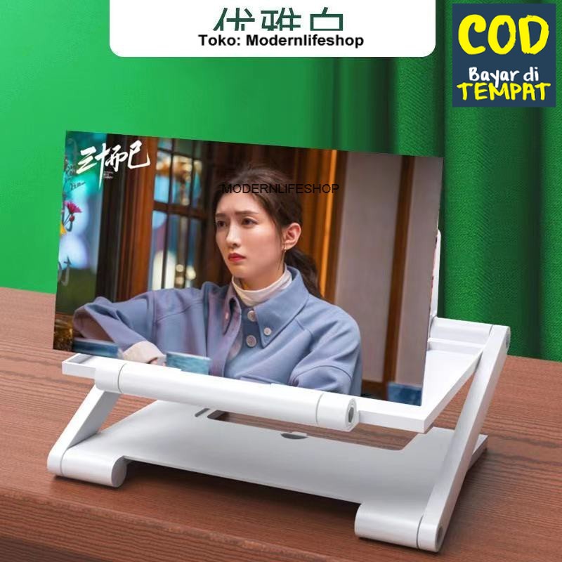 BAYAR Di RUMAH Bisa Terbaru Pembesar Layar Hp 3D F6 Kaca Pembesar Layar Enlarge Screenx Mobile Phone