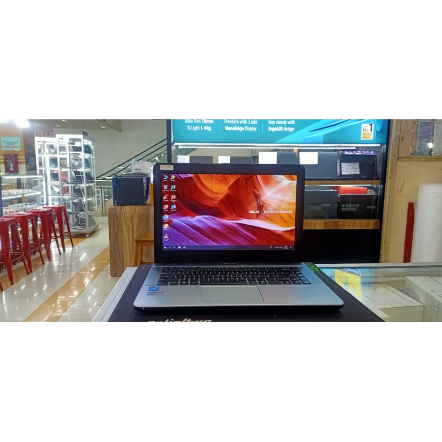 LAPTOP ASUS X441N RAM 4GB MURAH KULIAH ONLINE KANTORAN BAGUS