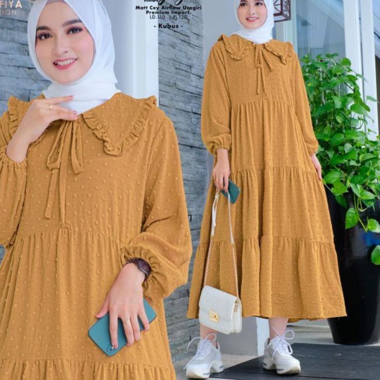 Telah Hadir.. Gamis Crinkle Uragiri Oversize | Gamis Crickle Airflow | Gamis Remaja Rempel | Gamis W