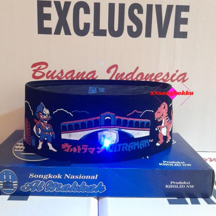 UZS.01Jl22ᴬ - Peci Led / Peci Anak Karakter Led / Peci Anak Karakter / Kopyah Anak