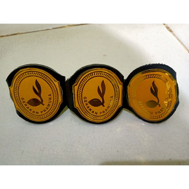 

Cincin kacu siaga, penggalang, penegak, dan pembina.