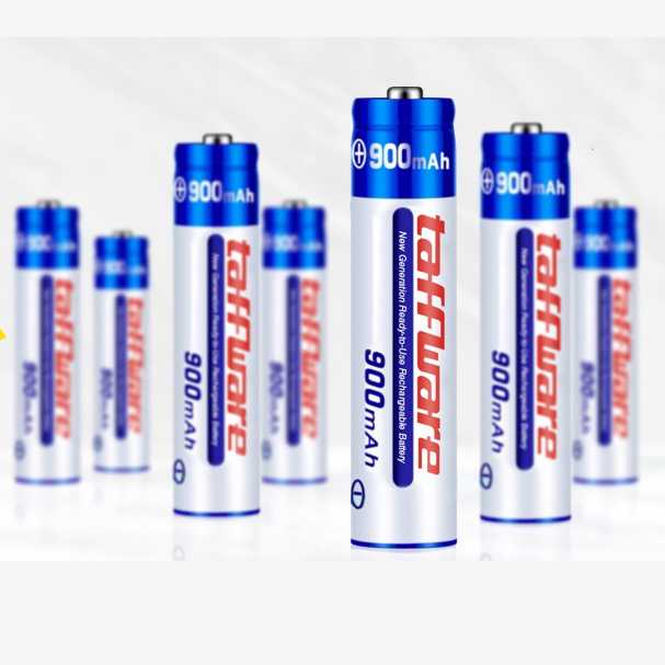 Taffware  Baterai AAA Rechargeable NiMH 900mAh 2 PCS Baterai Battery Batre Batere Batu A3 A 3 Batu baterai isi ulang recaharge cas ulang isi ulang strom ulang untuk remote TV baterei kecil 3a A3 batre batere