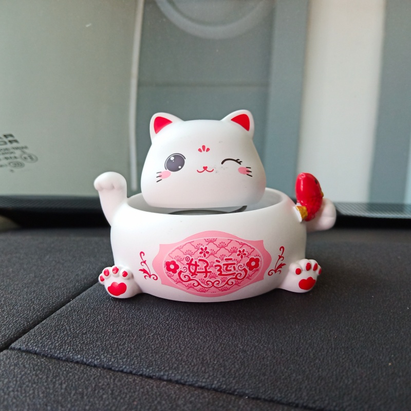 Pajangan Mobil Goyang Kepala Shake Head Doll Kucing Rezeki Jepang Maneki Neko Babi PIG PIGGY