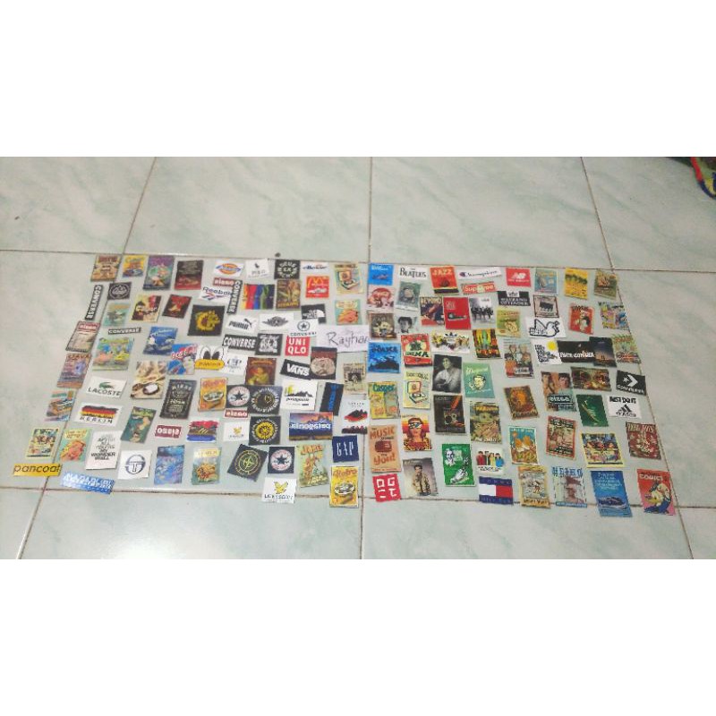 

stiker Random bahan vynil 140 pcs