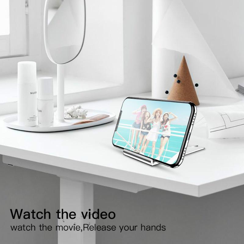 Desktop Phone Stand Adjustable Foldable Tablet Mount Desk Phone Holder Cradle Dock for IPhone Android Samsung Phone