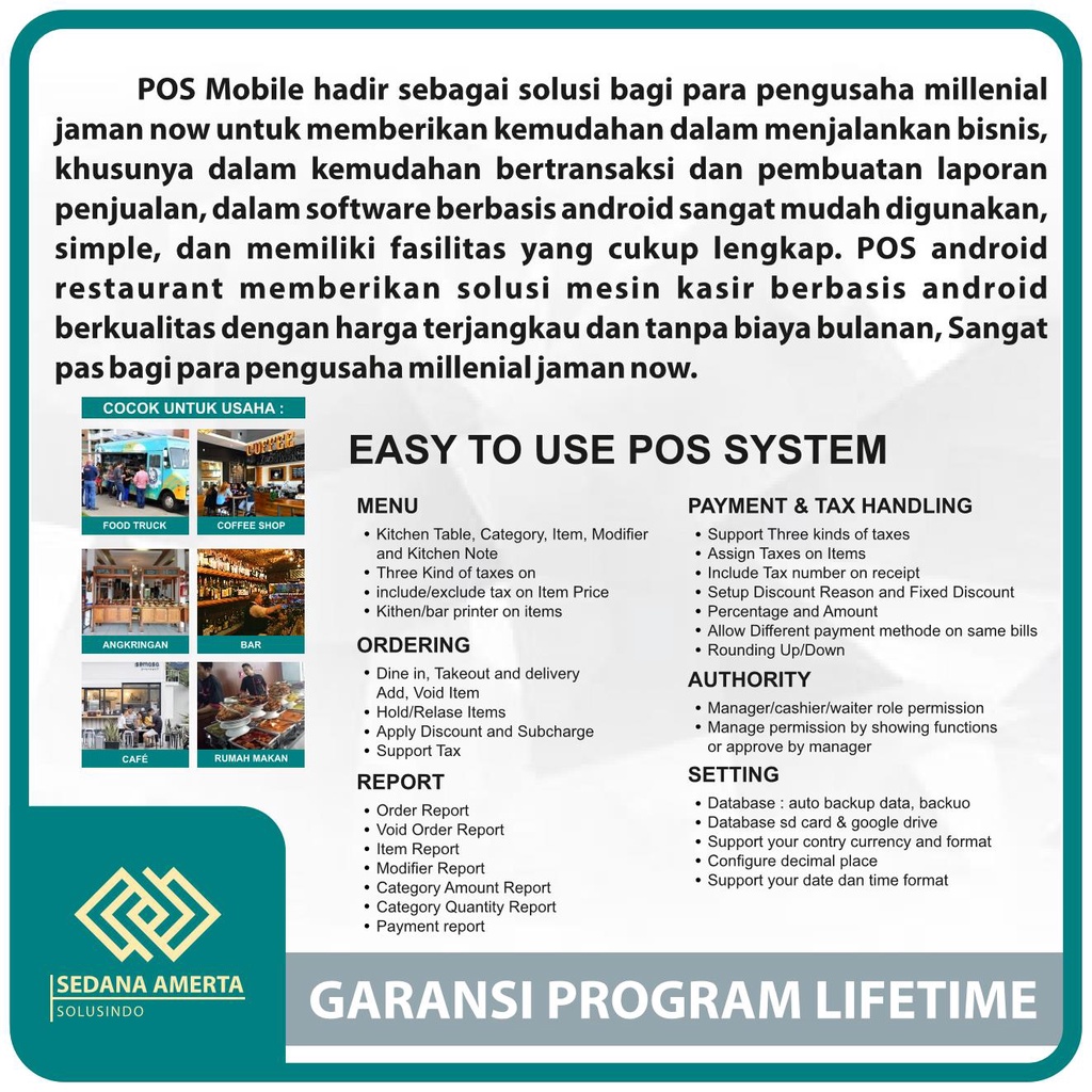 Custom paket kasir android / pilihan paket request
