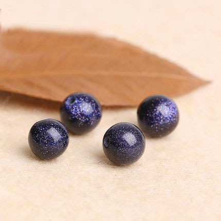 Natural Blue Sandstone Single Bead