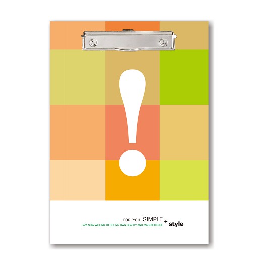 

Clipboard Kecil / Papan Jalan A5 Orange