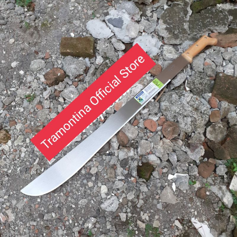 Machete 26 inchi Tramontina gagang kayu latin 26627/026 original made in brazil