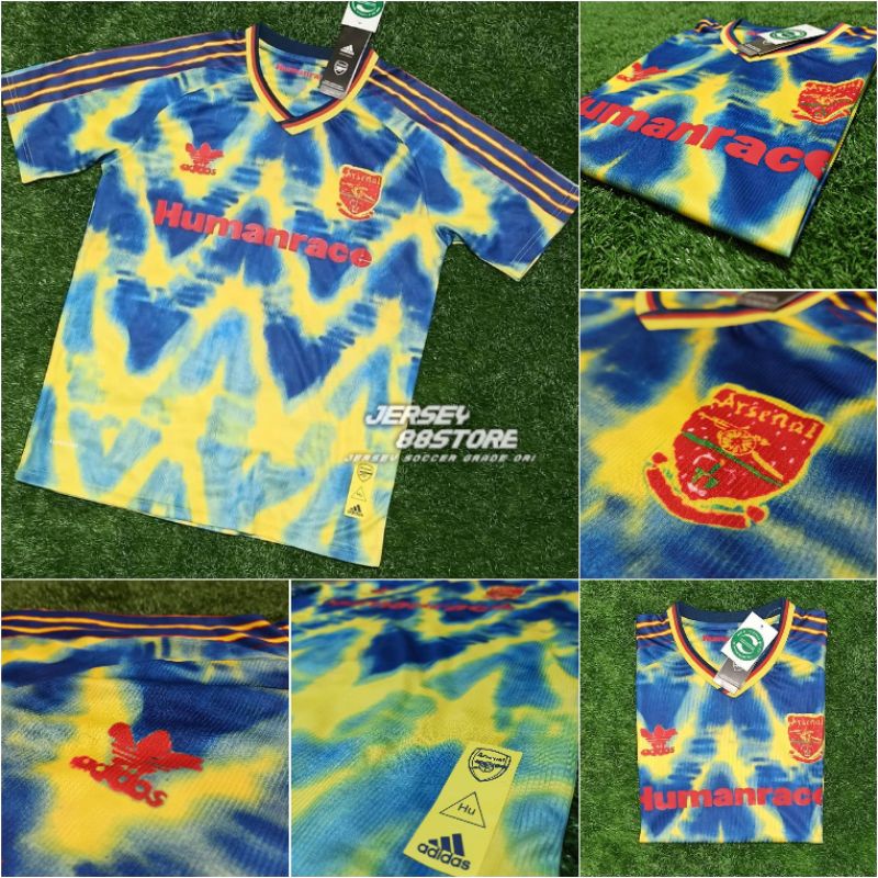 Jersey Baju Bola Grade Ori Arsenal Humanrace 2020-21