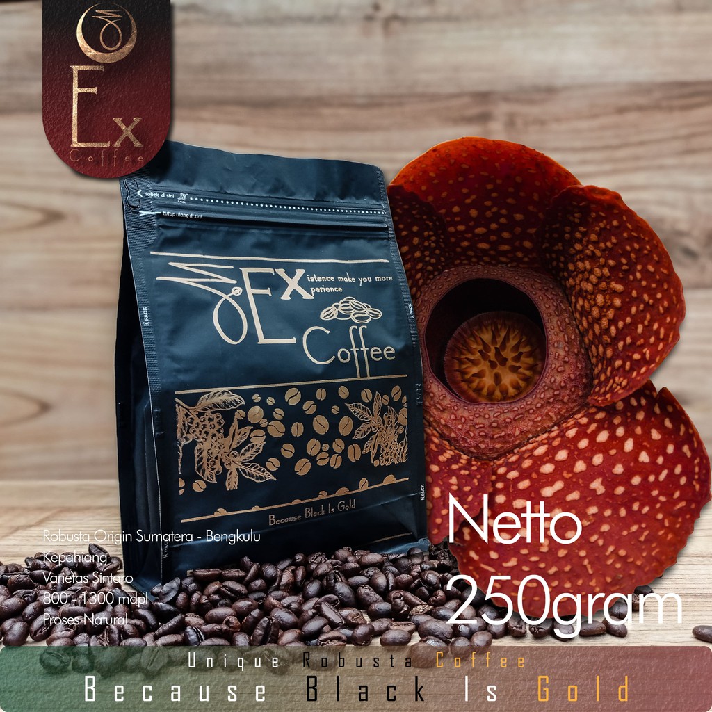 

Kopi Robusta - ExCoffee 250gram