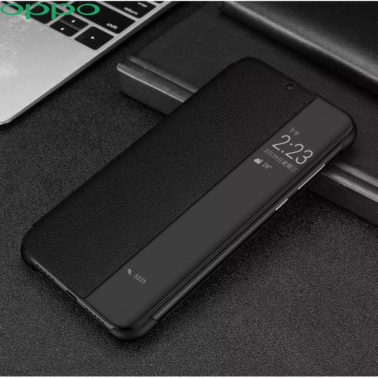 Oppo Reno 2f 2z Smart view casing cover model flip smart fcover handphone oppo reno 2f 2z
