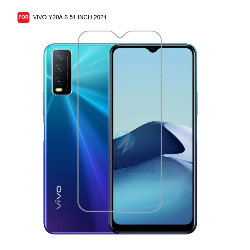 PROMO 3in1 Tempered Glass Bening VIVO Y15S Y21T Y20 Y20I Y20A Y20G Y20s Y20s G Y12s Y12 Y21 Y21S Y33s Y01 Lens Kamera Garskin 3D