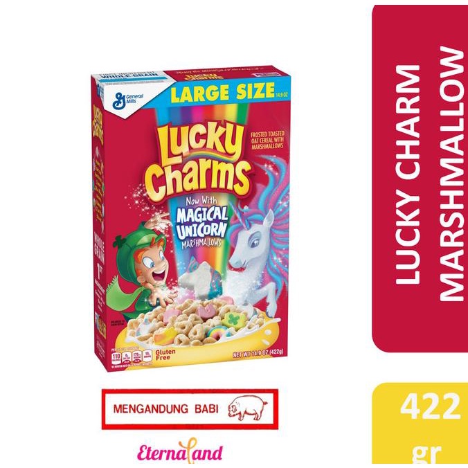 

Lucky Charm Marshmallow Cereal - Sereal Sarapan Marshmallow Impor