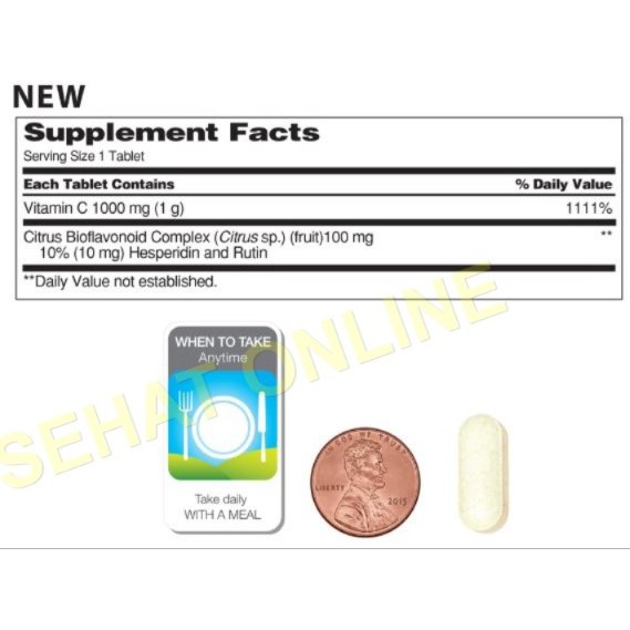 Kirkland Signature Vitamin C 1000 mg - 500 Tablet