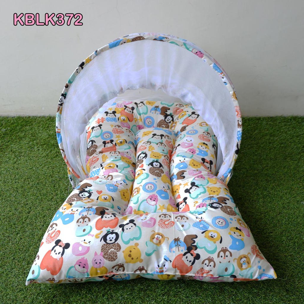 elhababy kasur bayi lipat Lucu Unik murah set kelambu motif Bonus Tas | Perlengkapan baby baru lahir