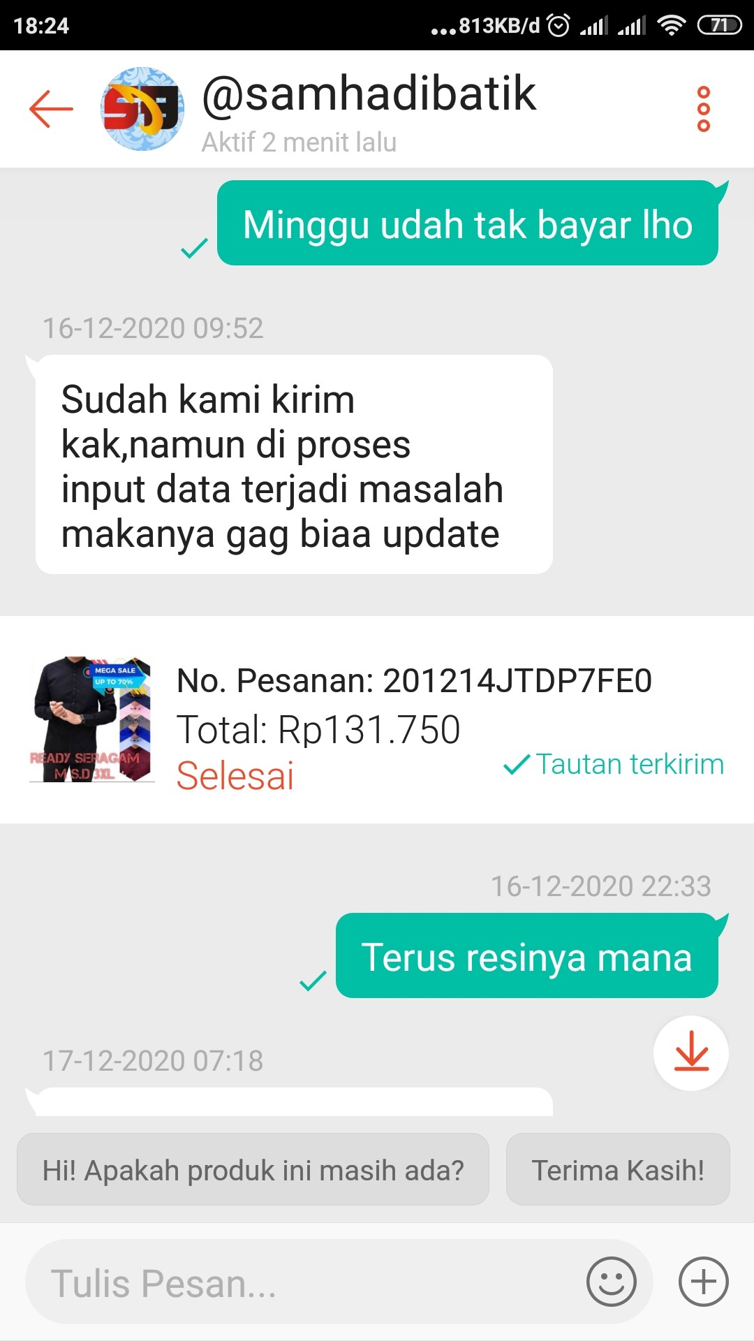 Kemeja Hem Batik Terviral Top 1 Di Shopee Original No Kw Ready Seragam Harga Grosir Kualitas Terbaik