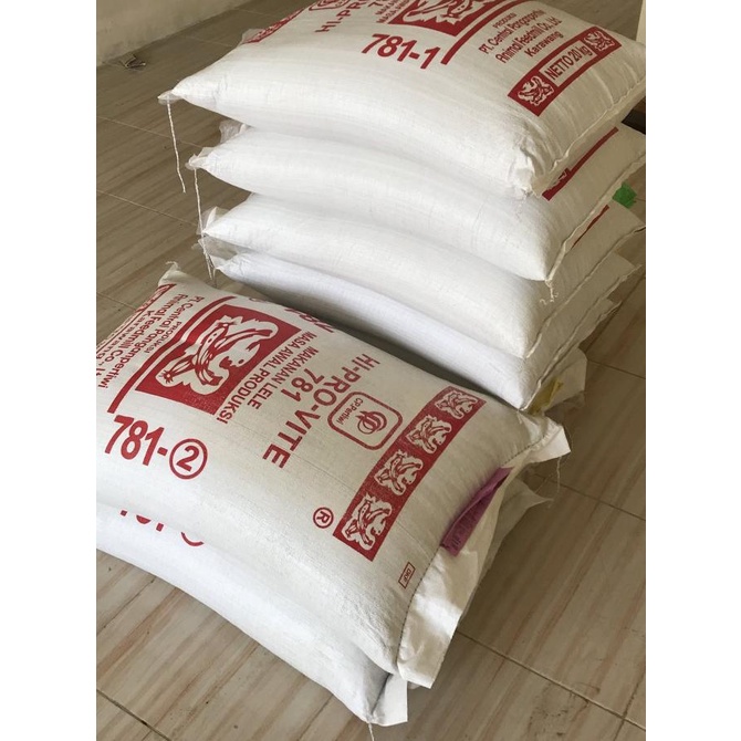 Pakan ikan lele nila gurame Pelet Hi provit 781-1(20kg) polos -2 30 Kg