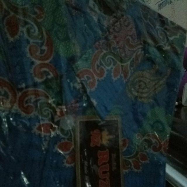 Ruzza Batik Anak Mega Mendung Biru Langit Pelangi Soft Hijau Merah Seragam Laki Laki