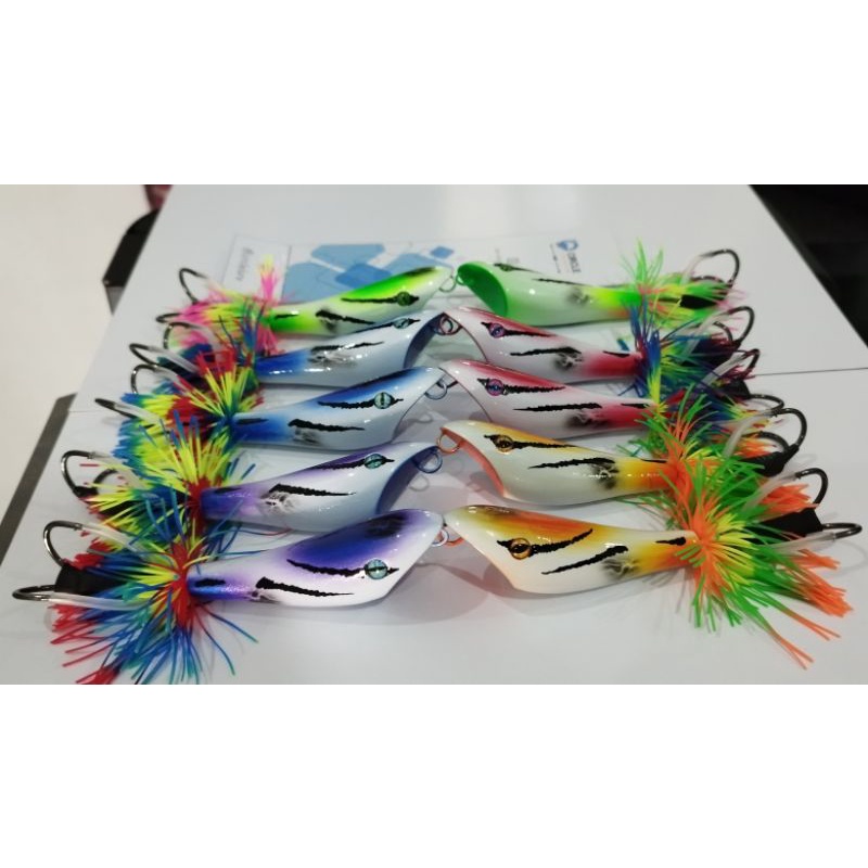 Auto WTD JF Geol Rattle 7cm 18 gram casting lure , umpan casting toman , Jump frog Geol , Umpan WTD 