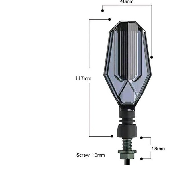 COD TWO Lampu Sen Sein Plus Senja Running Universal