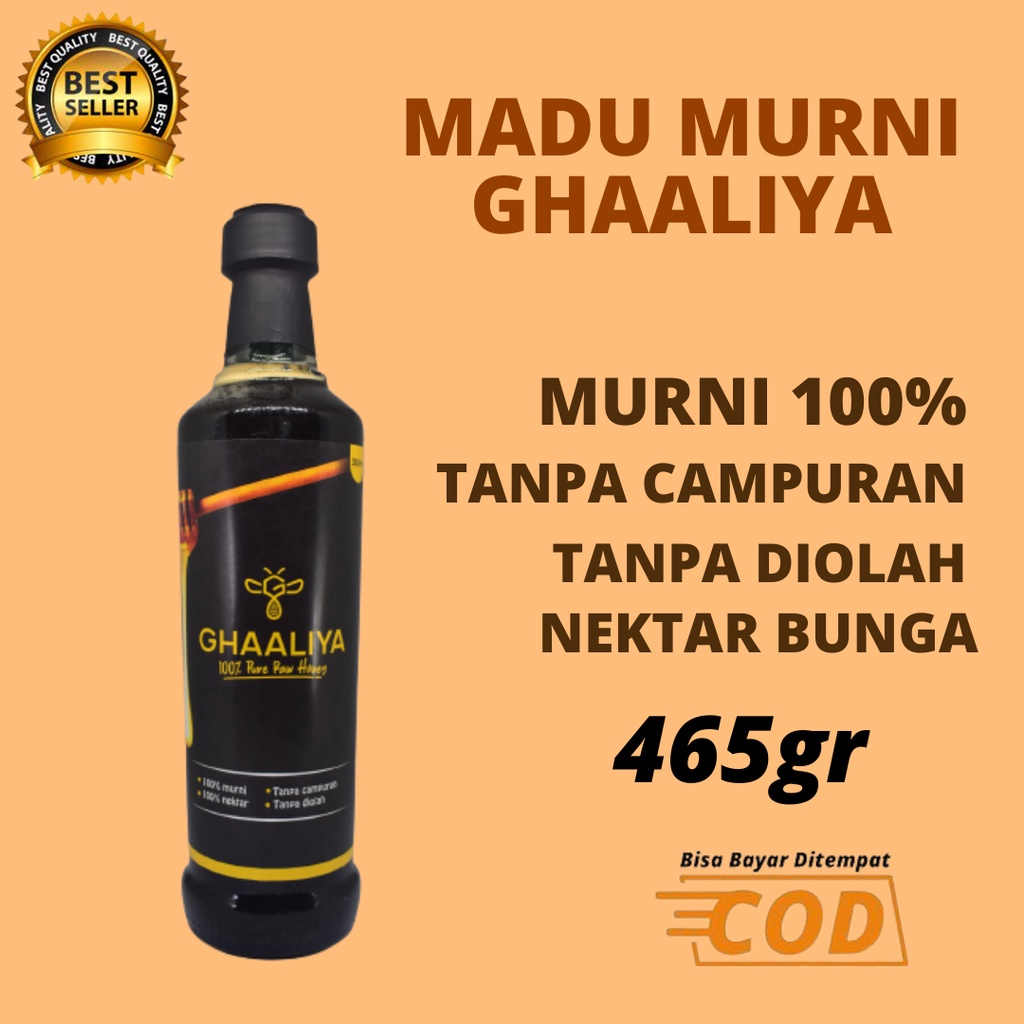 

Madu Murni Asli 100% Tanpa Campuran Nusantara - Nektar Bunga Akasia Carpa 350ml/465gram