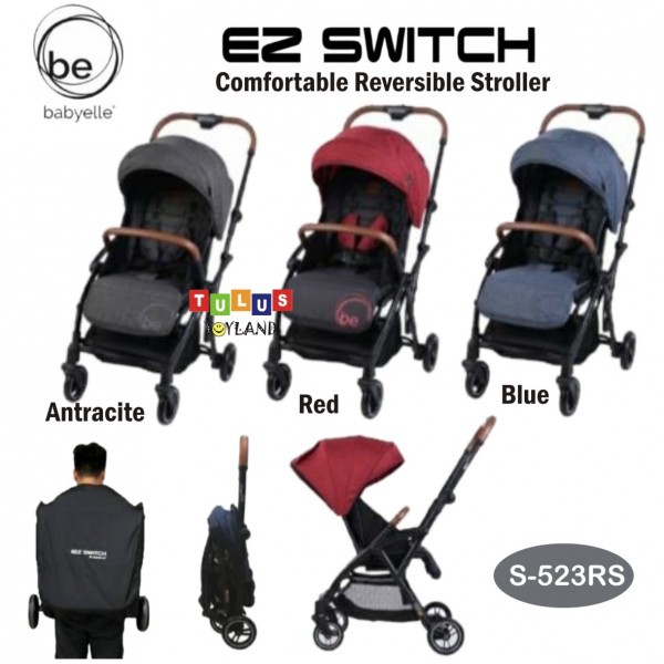 Babyelle EZ Switch S 523 RS Stroller travel reversible handle bisa hadap ibu kereta bayi baby elle s523 mewah