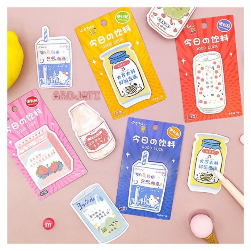 

Sticky Note japanese milk Good Luck