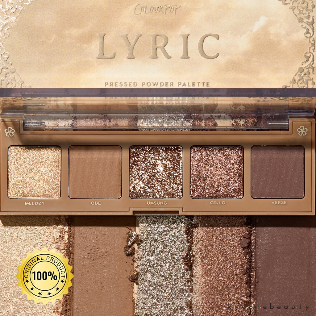 Colourpop Lyric Bronze Pressed Powder Eyeshadow Palette