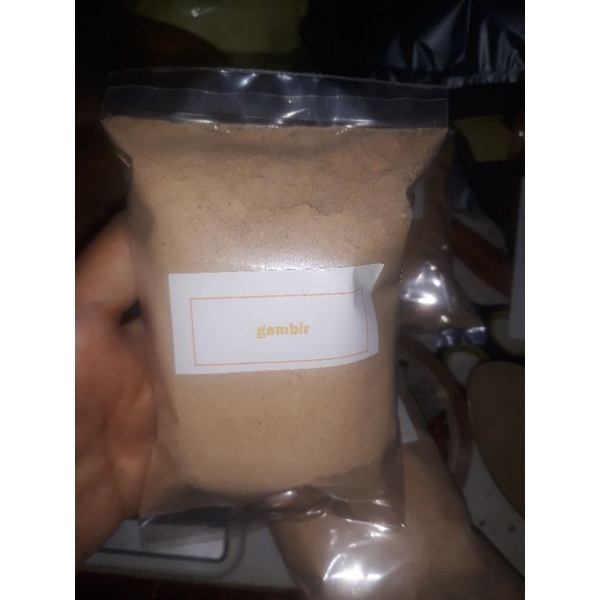 

gambir bubuk serbuk powder asli tanpa campuran apapun
