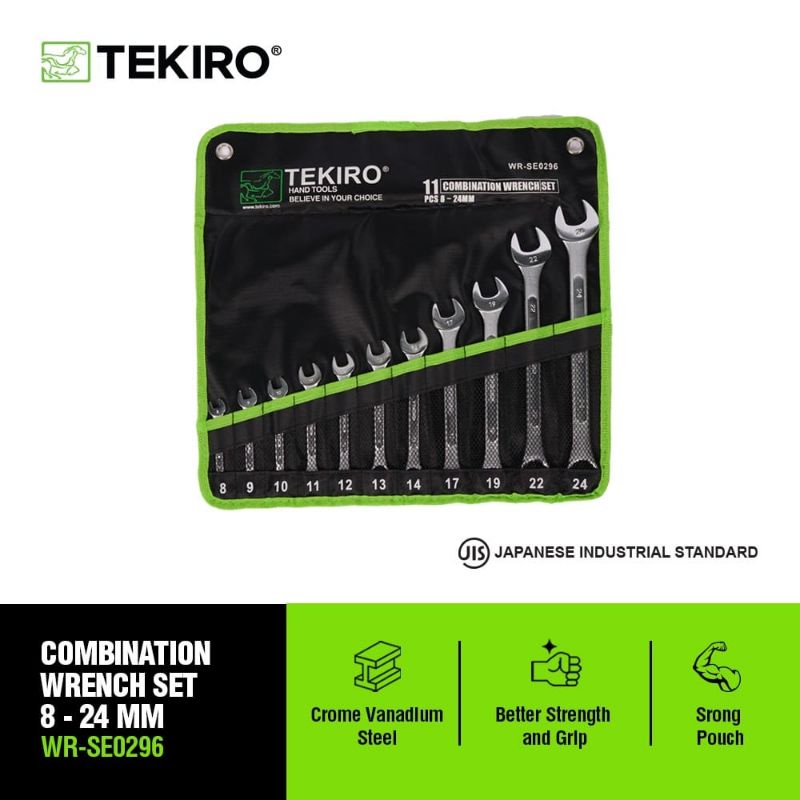 KUNCI RING PAS SET TEKIRO COMBINATION WRENCH TEKIRO SET TOOLS