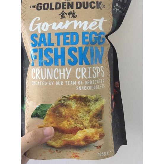 

➭ GOLDEN DUCK SALTED EGG FISH SKIN CRUNCHY CRISPS 125 GRAM ❅