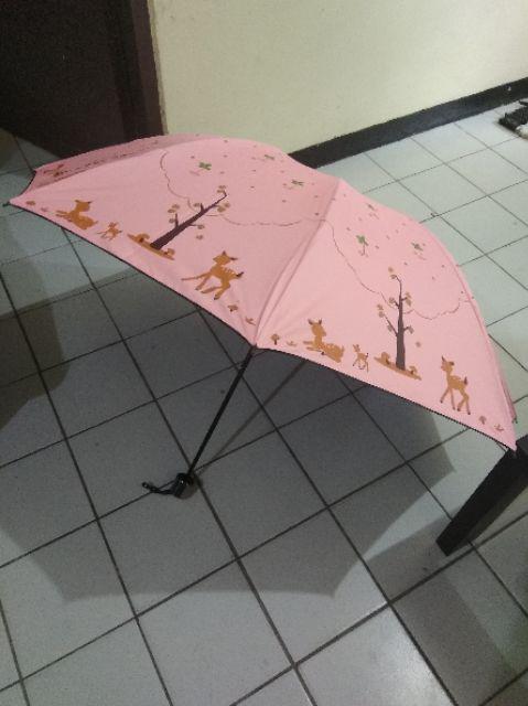 Payung Lipat 3 Nagoya Motif Kancil