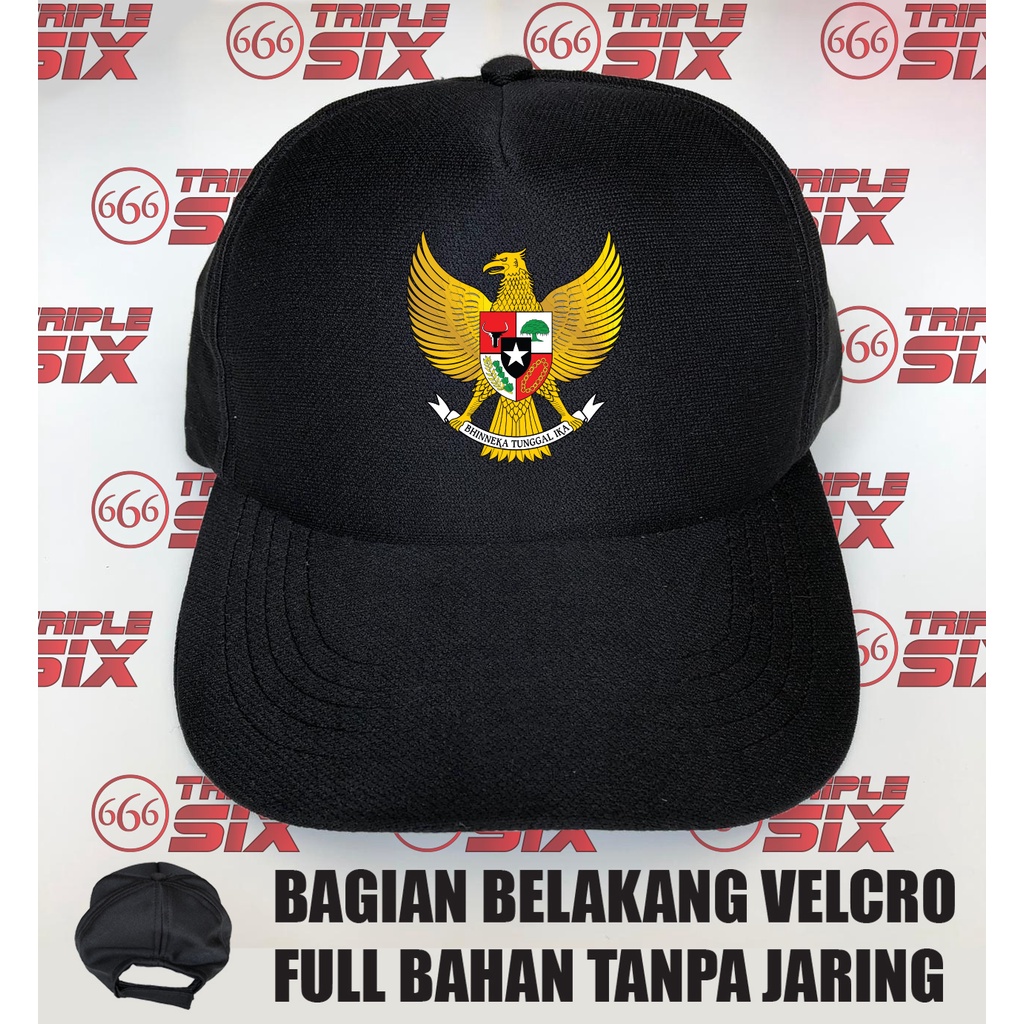 Topi Baseball Velcro Garuda Pancasila indonesia HUT