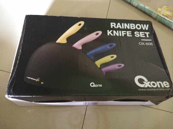 Oxone Rainbow Knife Set Pisau Set Ox 606 Ox606