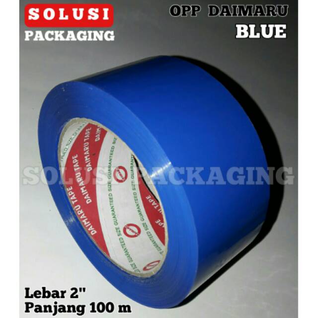 

ISOLASI BIRU 100M/SELOTIP/LAKBAN DAIMARU/OPP/TAPE/LAKBAN POLOS