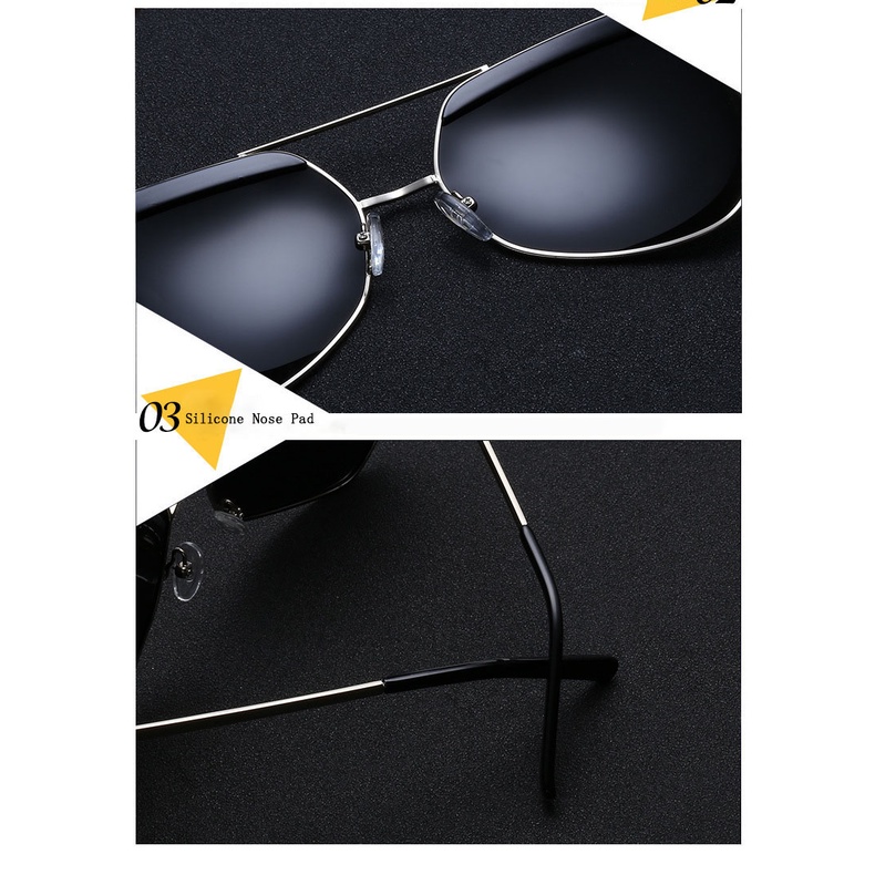 Kacamata Hitam Aviator Polarized Warna-Warni Untuk Pria Dan Wanita