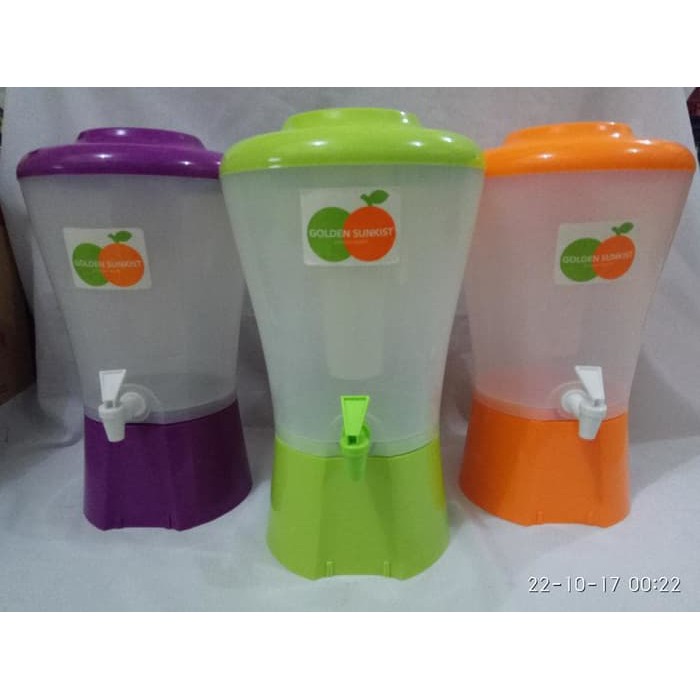 Dispenser Minuman Drink Jar Golden Sunkist