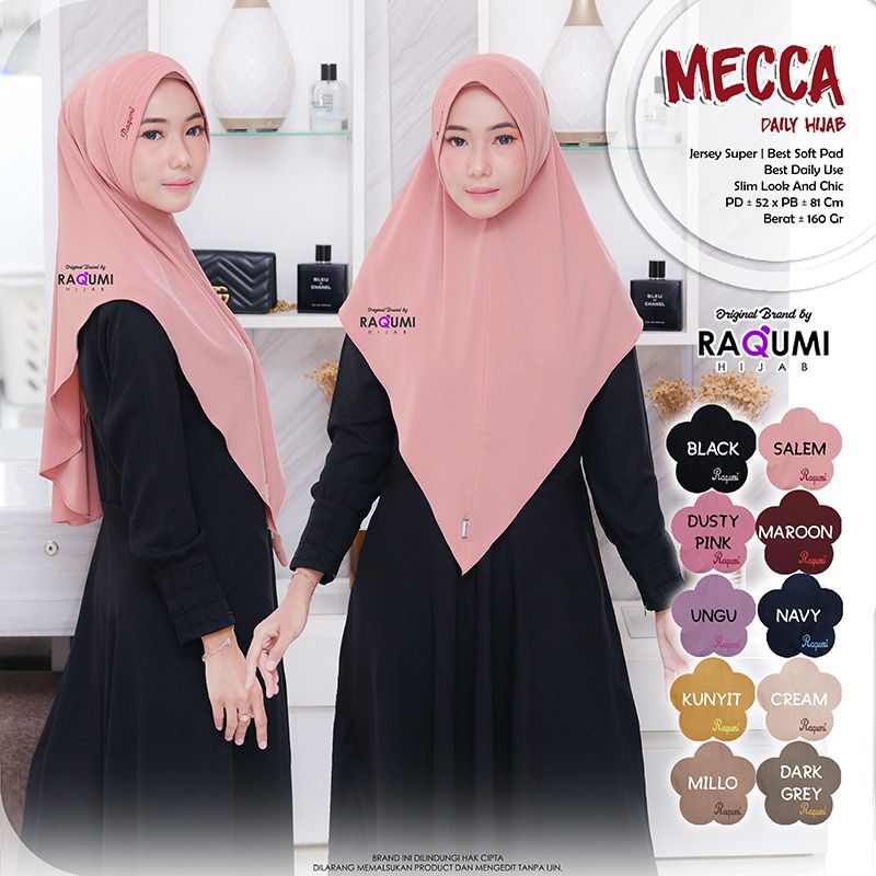MECCA RAQUMI HIJAB ORIGINAL SOLO