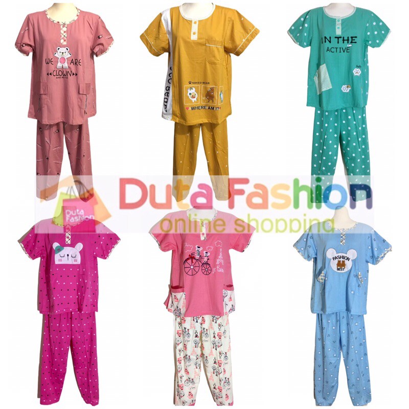 BAJU TIDUR CP TESSA - PIYAMA CP STANDAR TESSA