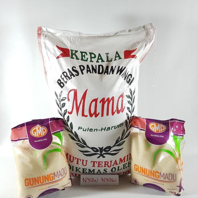 

[[BISA COD]] Promo Beras Mama 10kg + 2kg Gula GMP (beras pandan wangi, gula pasir) Kode 604