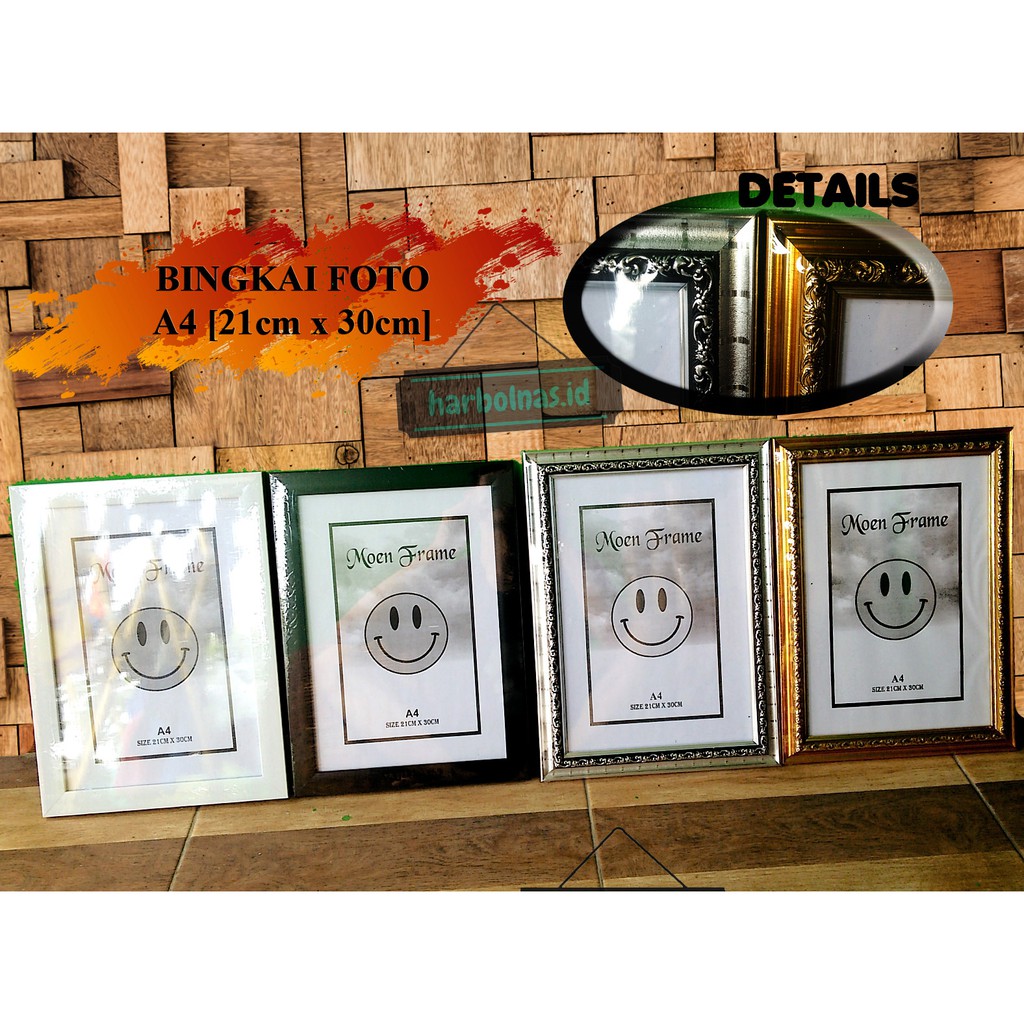 Pusat Grosir Bingkai / Frame / Figura Foto Minimalis A4 21 cm x 30 cm | Shopee Indonesia