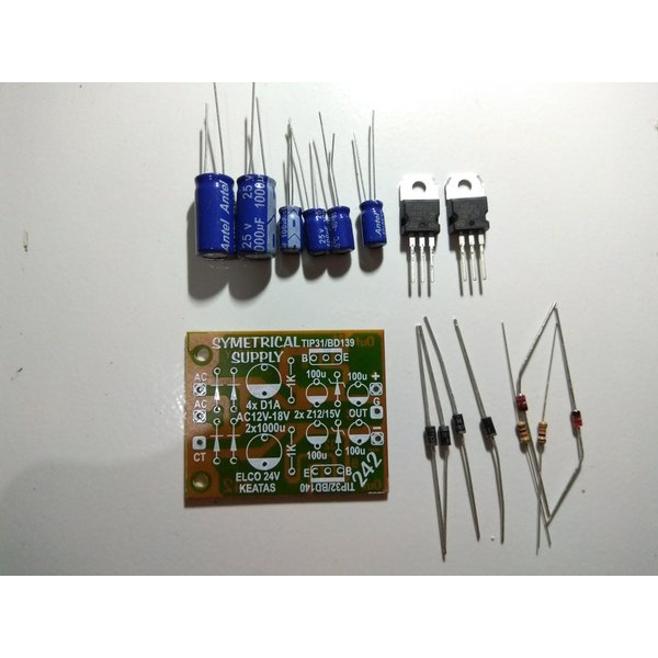 Symetric Power Supply - DC power Supply Simetris - Power supply CT DIY Kit