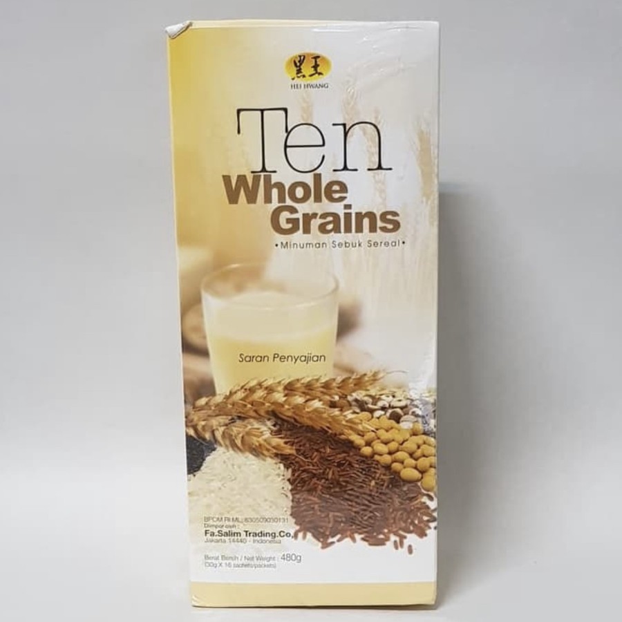 Hei Hwang Ten Whole Grains / Minuman Serbuk Sereal 480 Gram