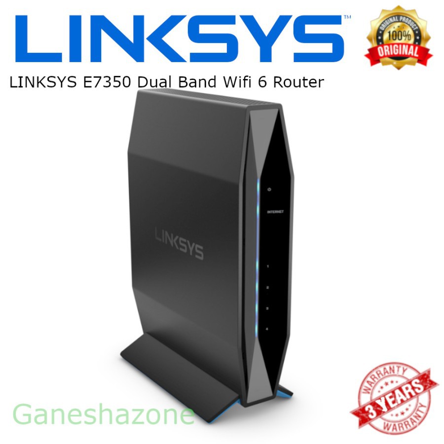 Linksys Dual-Band AX1800 WiFi 6 Router (E7350)