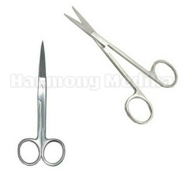 ☎ Gunting Bedah/ Gunting Jaringan Tajam Tajam Kecil 11 cm ♗