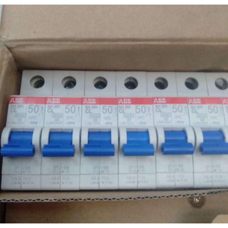 Mcb pln 1Phase 50A Abb