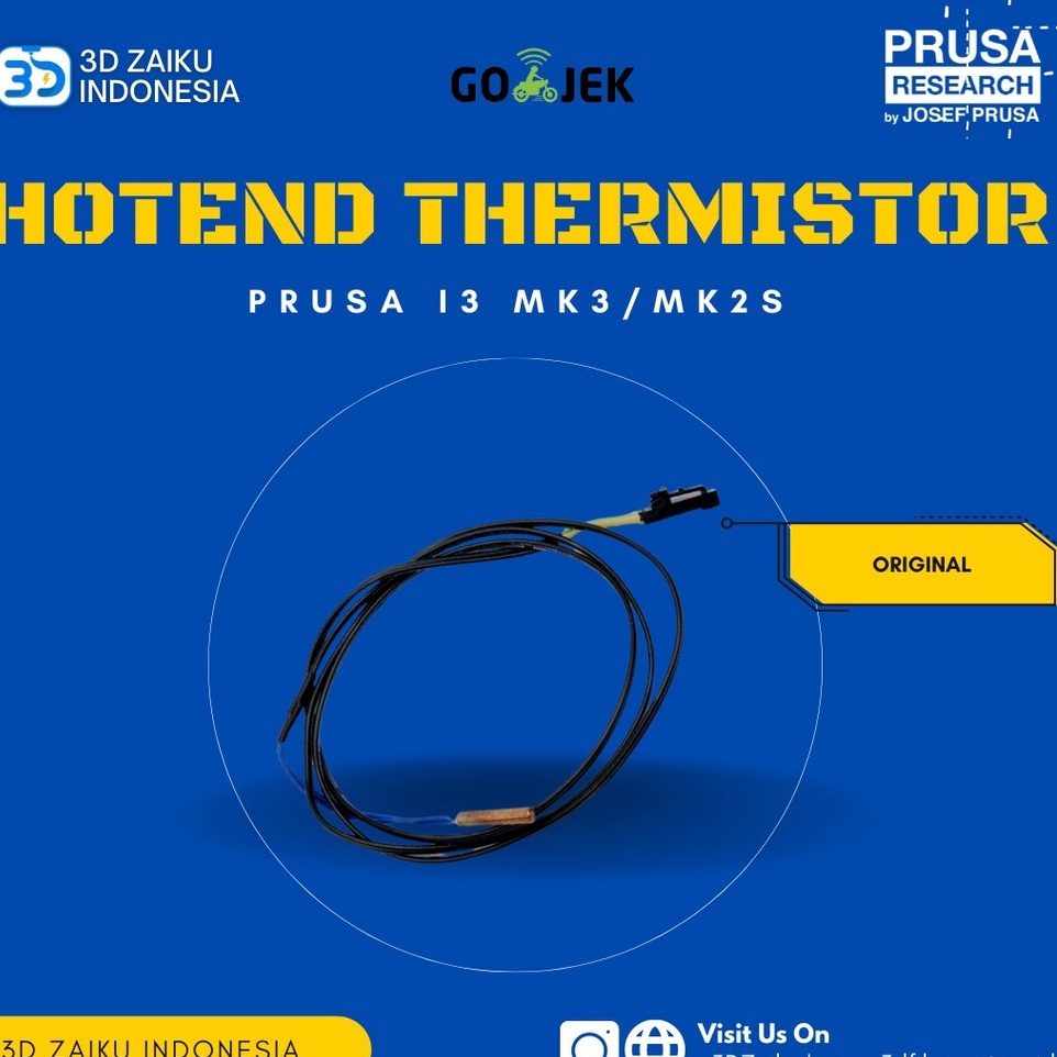 Original Prusa i3 MK3/MK2S Hotend Thermistor